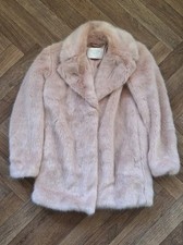 Zara Women Faux Fur Coat In