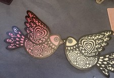 Carnaby Street Christmas Decorations X2 Turtle Doves