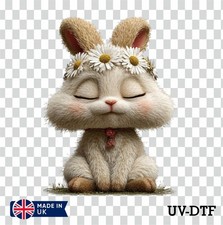 White Rabbit UV DTF Sticker -