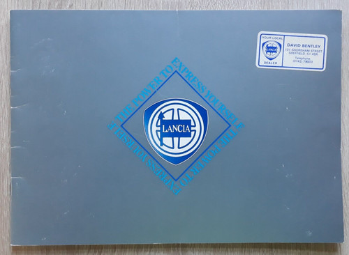 Lancia range brochure 1985 - brochure, c.1985