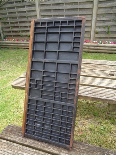 Vintage printers tray - printers, plastic