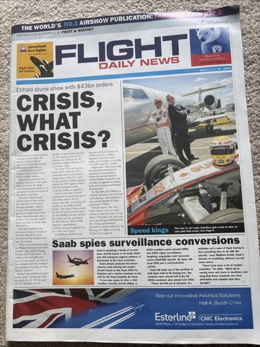 Flight daily news july - flight, 15th