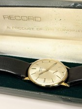 LONGINES RECORD De Luxe *BOXED* Vintage 1960’s Men’s Manual Gold Dress Watch