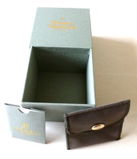 Authentic VIVIENNE WESTWOOD Small Empty Jewellery Box with Pouch and Care Card