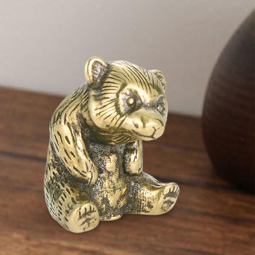 Brass bear statue decorative - statue,