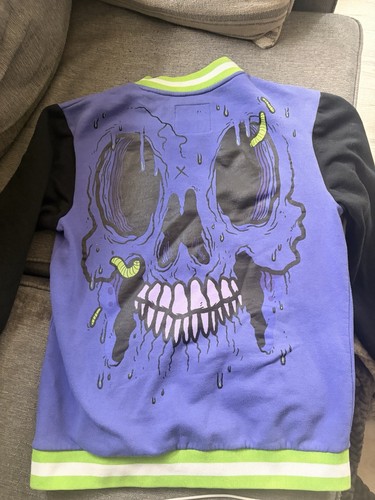 Drop dead skull brain jacket - dead, jacket.