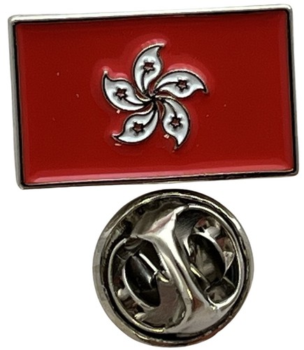 Hong kong pin - badge, flag