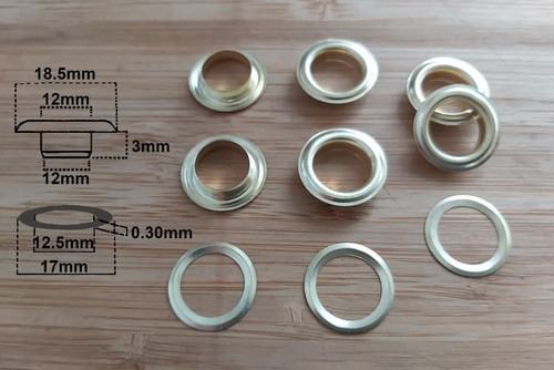 Sets 12mm eyelets - sets,
