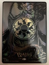 Plains (1950) [NM/M] *Raised Foil* Spider-man Secret Lair Venom Drop Mana Land