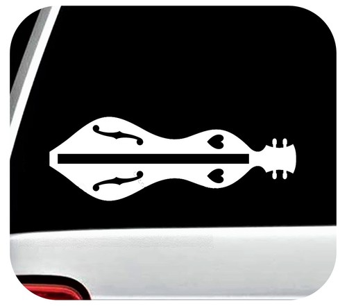 Dulcimer decal mountain - decal,