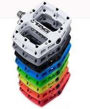 MTB Pedals TAG T3 - Nylon 9/16" platform flat Mountain bike enduro downhill