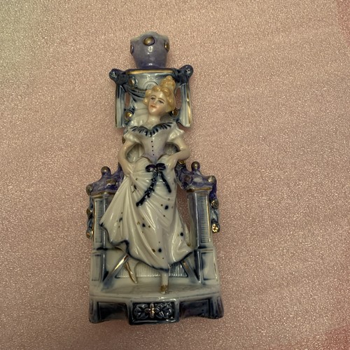 Vintage porcelain candlestick - vintage,