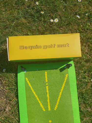 Sequin golf mat - sequin,