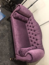 Small Velvet Sofa 2 Seater Cadbury Purple suit living, dining, bed room, office?