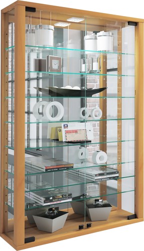 Wall display cabinet glass - wall,
