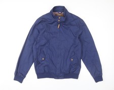 BS Quality Apparel Men’s Blue Bomber Jacket M Cotton Casual