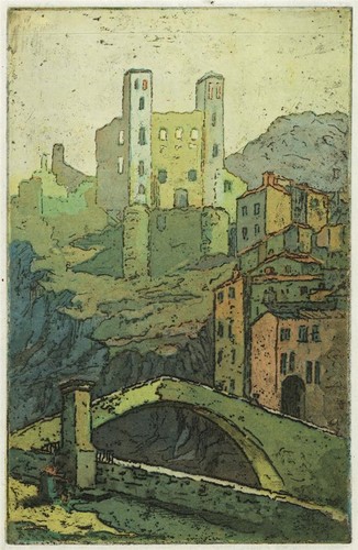 Gertrude keeling etching - -,