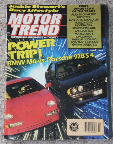 Motor trend april 1988 - april,