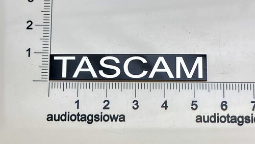 Tascam tape deck - tape, badge