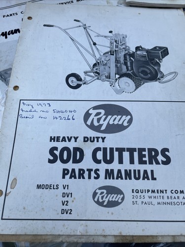Ryan heavy duty sod - heavy, cutter