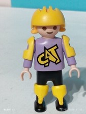 PLAYMOBIL FIGURE GIRL ANTIQUE KIDS SCOOTER CITY PARK GARDEN SKATE ref 3709