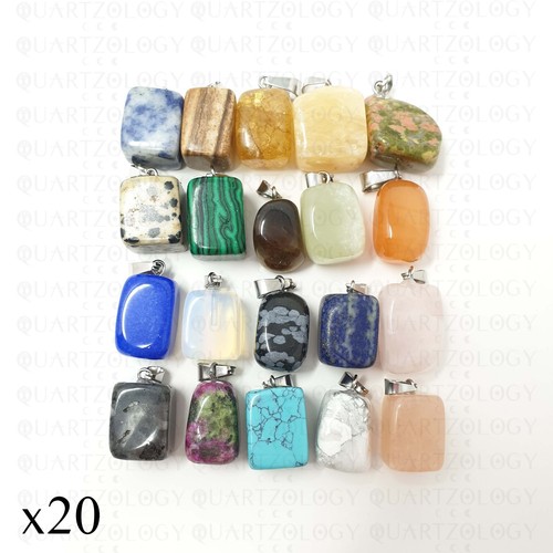 Quartz necklace pendant - necklace,