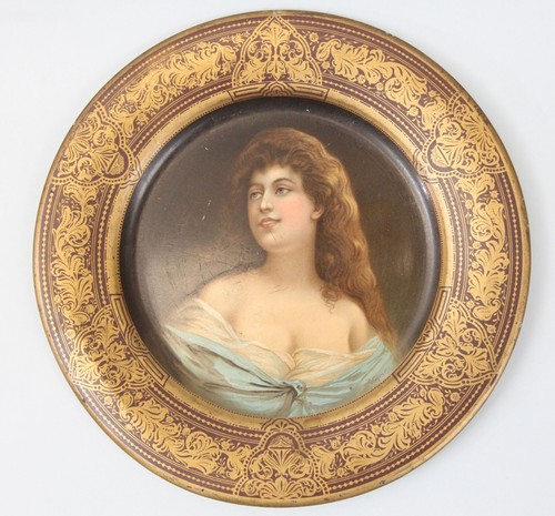 Antique tin litho vienna - tin,