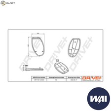 HYDRAULIC FILTER KIT AUTOMATIC TRANSMISSION DP1110.14.0003 FOR DODGE  JEEP