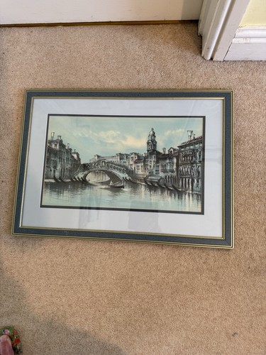 Original chalk drawing an - of,