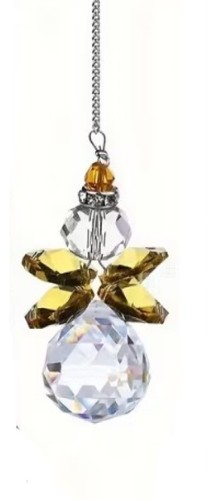 Hanging crystal angel - hanging,