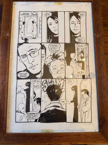 Original comicbook art jon - comicbook,