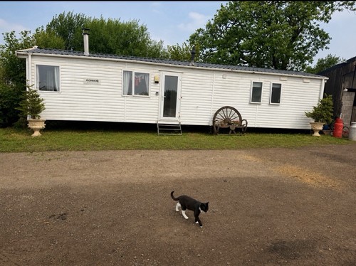 Holiday caravan camping - holiday, hot