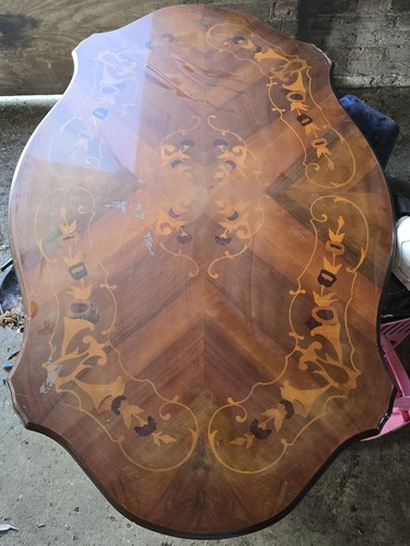 Italian mahogany table top - mahogany,