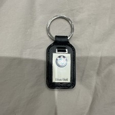 Bmw Genuine Dealership, Keyring Metal And Leather Bluebell Bmw