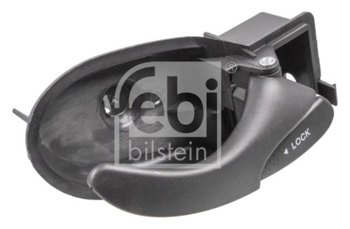 Black inner right plastic door - inner,