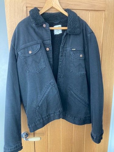 Vintage sherpa lined - vintage, black