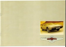 Aston Martin Lagonda 1981-1983 UK Market Sales Brochure