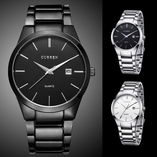 Curren mens black stainless - curren,