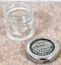 1 x Single Mini Jam Jar 4cm Wilkin Sons Tiptree Empty Matching Glass Silver Lids