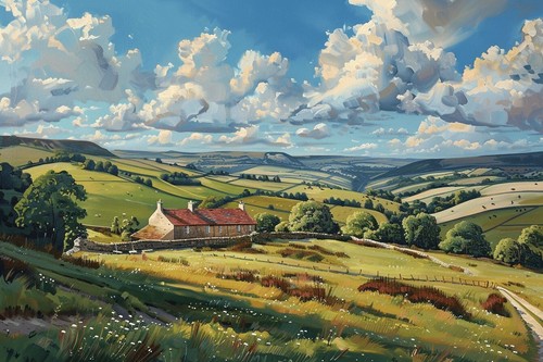 Yorkshire dales countryside - dales,