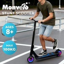 Monvelo Stunt Scooter for Kids Adult 360° Freestyle Trick Upgrade Metal Wheel