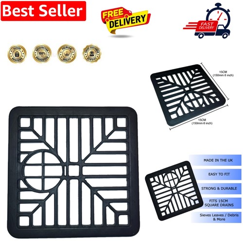 Drain grille cover square - drain,