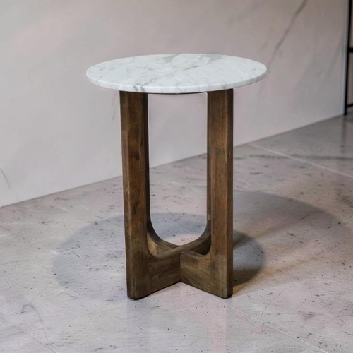 Marble top side - , table
