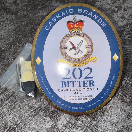 Beer pump badge raf - beer,