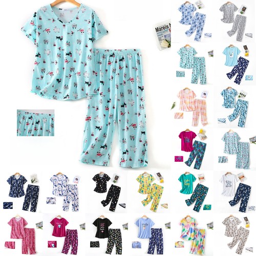 Women pyjamas set print s - set,