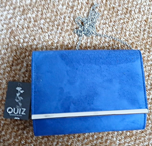 Free delivery quiz blue faux - free,