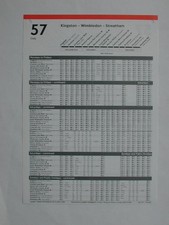 26 London bus stop panel timetables