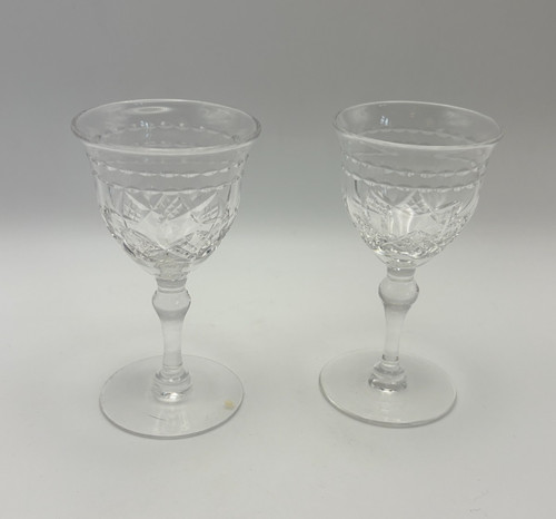 Pair vintage crystal - pair,