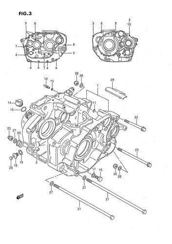 Suzuki genuine nut - nut, ls650