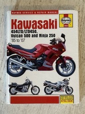 Haynes Manual 2053 - Kawasaki 454LTD/LTD450 Vulcan 500 and Ninja 250, '85 to '07